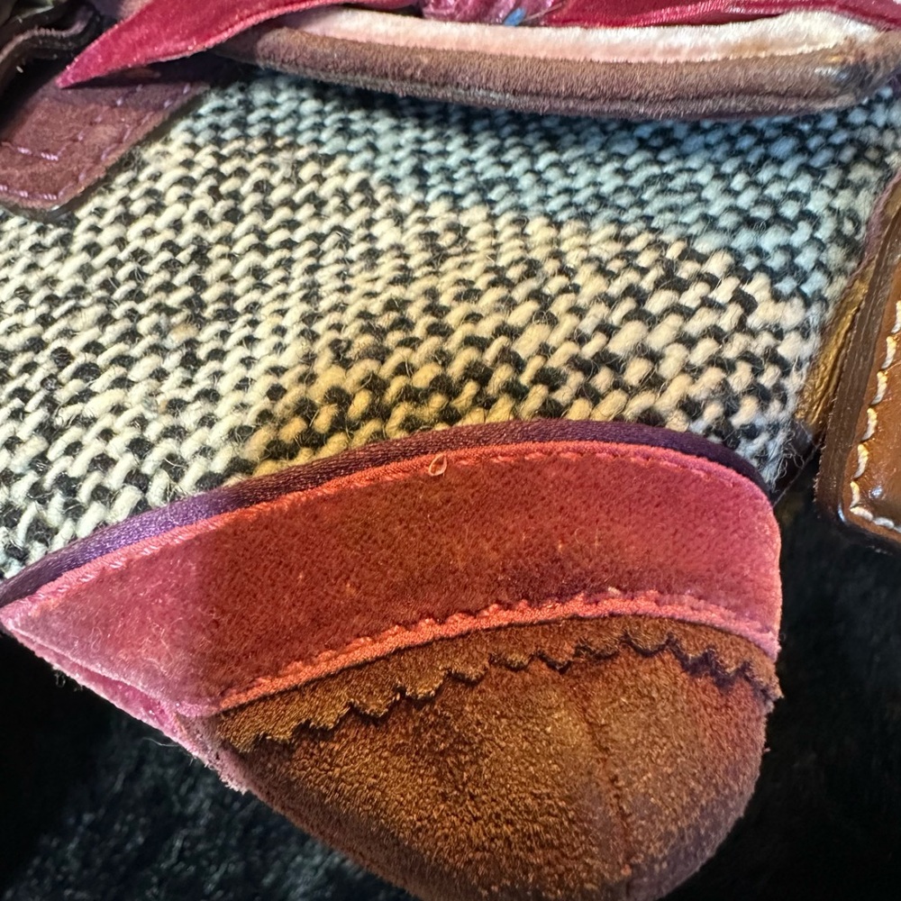 Coach Y2K Vintage Tweed Demi Hobo Flap - Picture 5 of 13